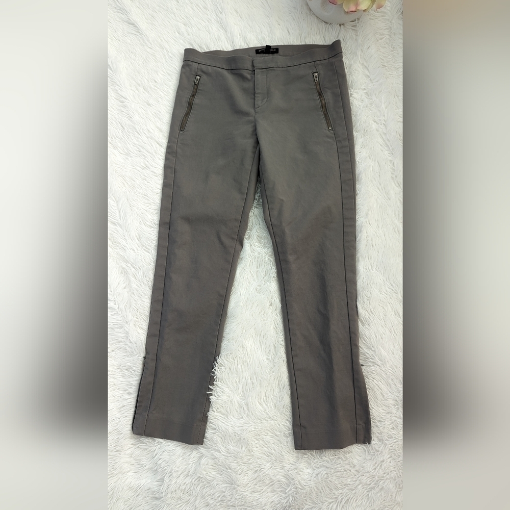 BANANA REPUBLIC ADDISO0N SKINNY ANKLE ZIP PANT SIZE 8